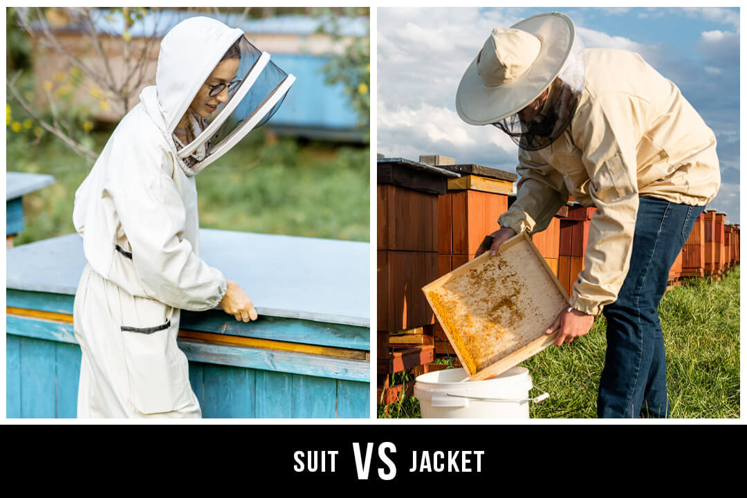 Beekeeping suit vs Beekeeping jacket